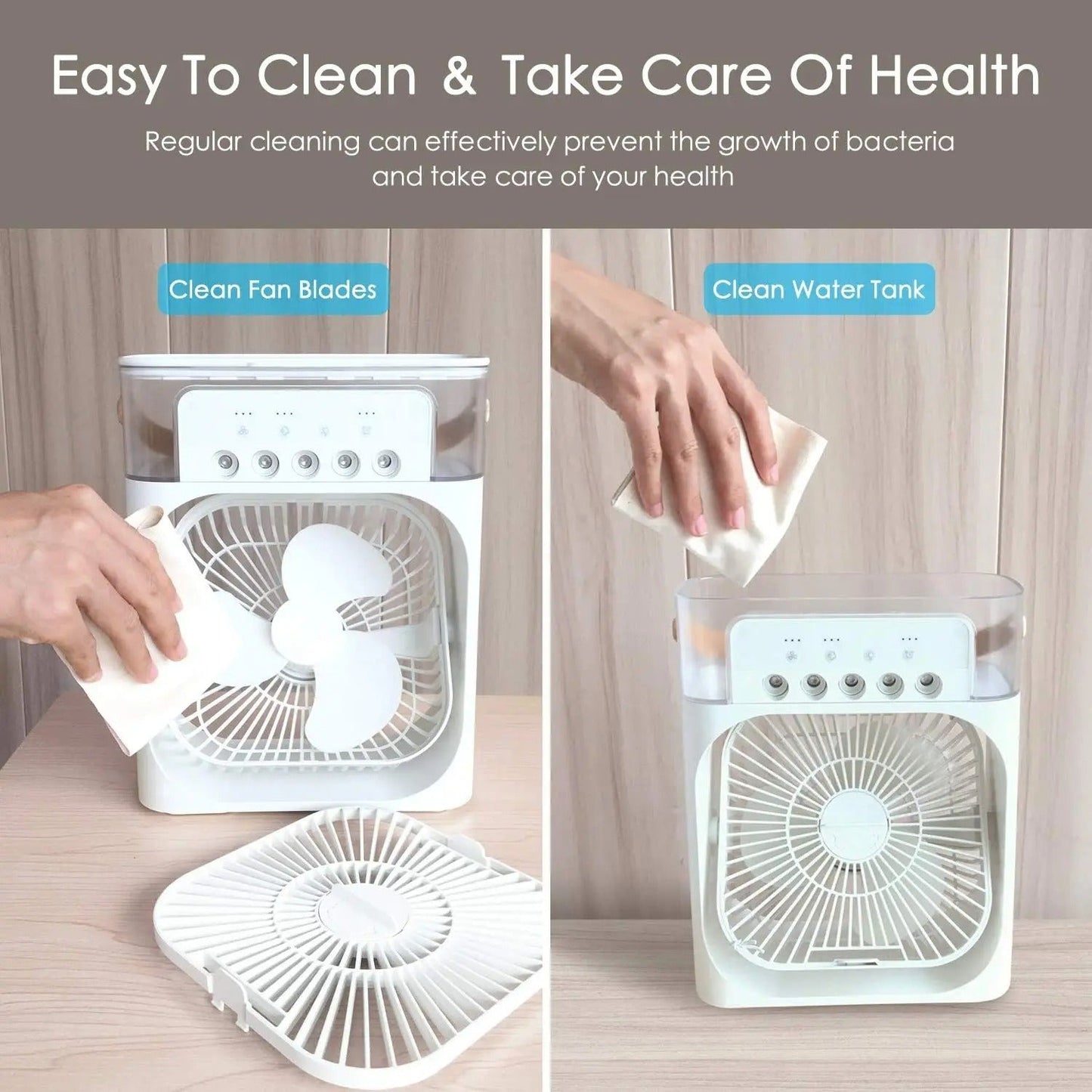 TrendFinds.pk™ - 3 In 1 Air Humidifier Water Cooling Fan