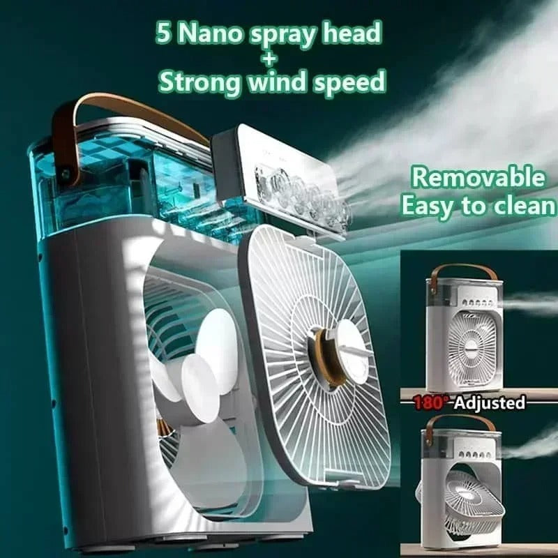 TrendFinds.pk™ - 3 In 1 Air Humidifier Water Cooling Fan