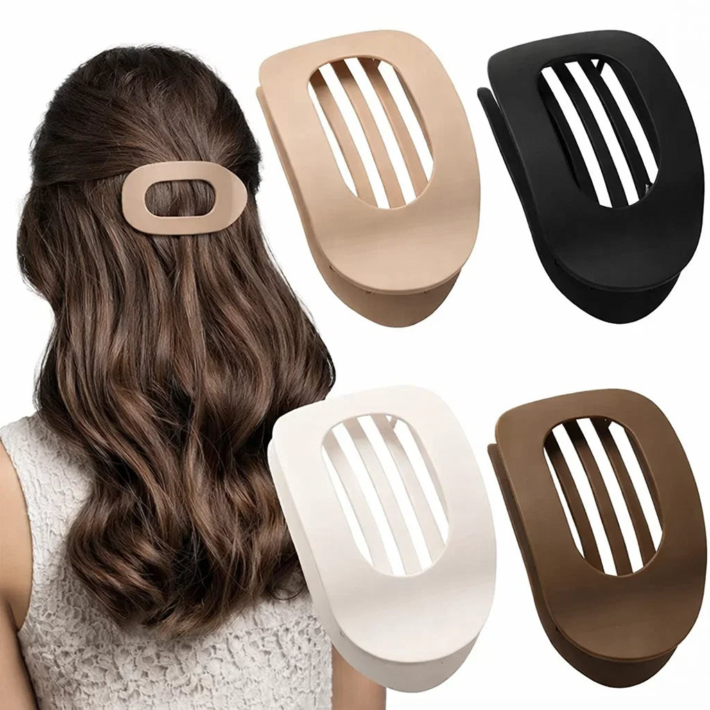 Large Matte Hair Clips – Secure Hold and Comfort (Random Colours)