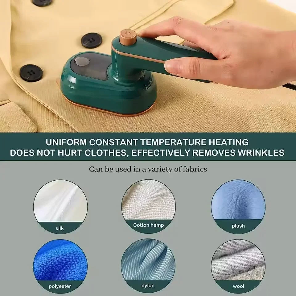 TrendFinds.pk™ - Portable Micro Steam Iron | Dual Mode Dry & Wet Ironing