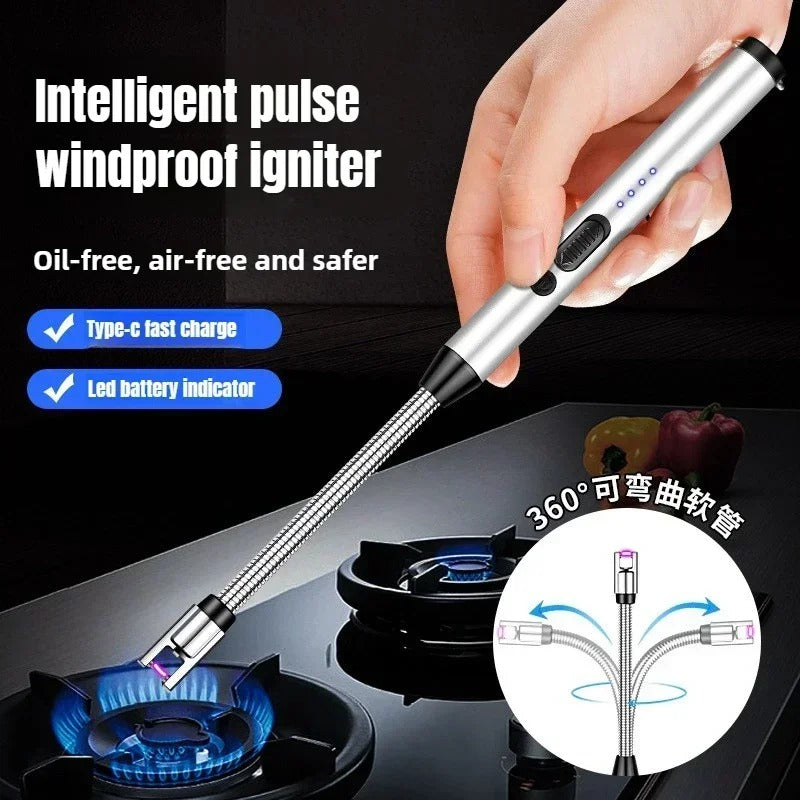 TrendFinds.pk™ - 360° Rechargeable Kitchen Electric Lighter