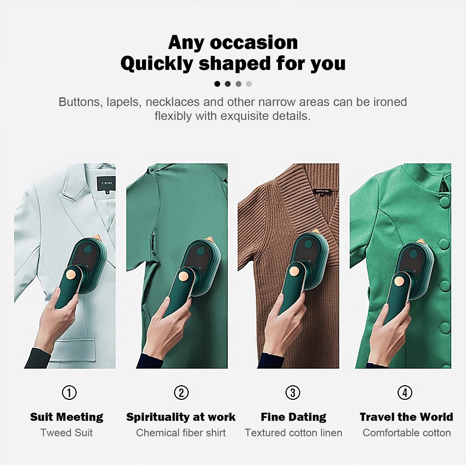 TrendFinds.pk™ - Portable Micro Steam Iron | Dual Mode Dry & Wet Ironing