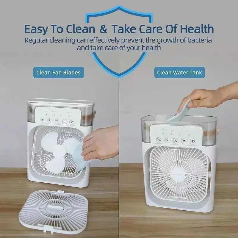 TrendFinds.pk™ - 3 In 1 Air Humidifier Water Cooling Fan