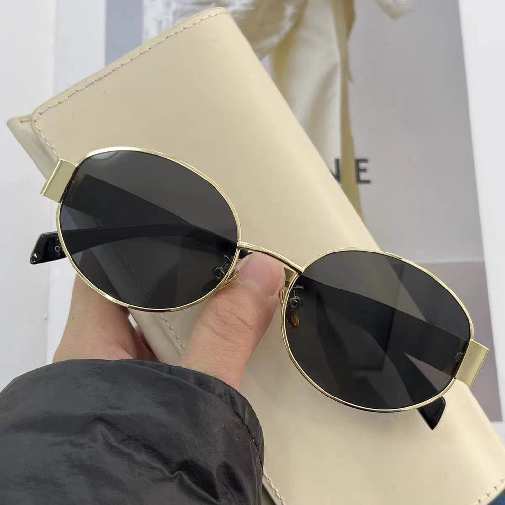 Ladies Fashion Oval Sunglasses