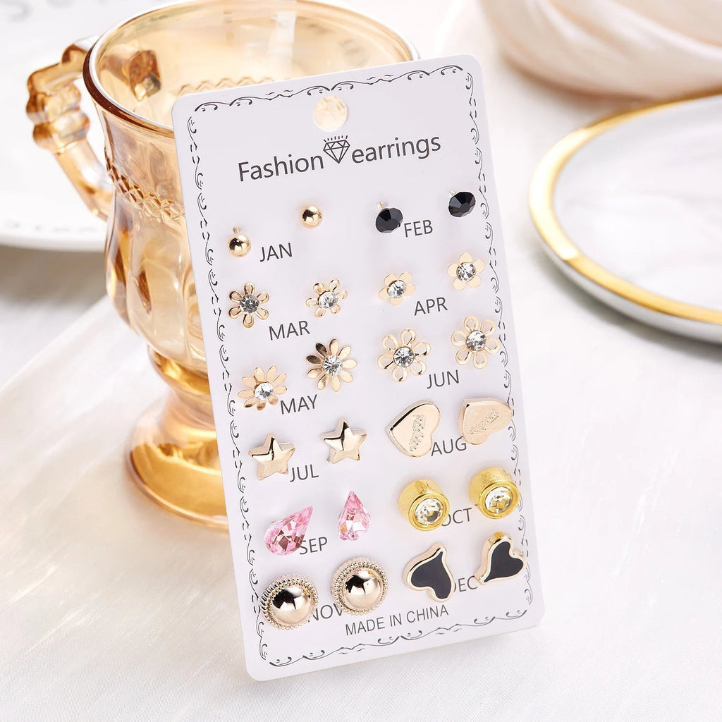Love Stud Earrings