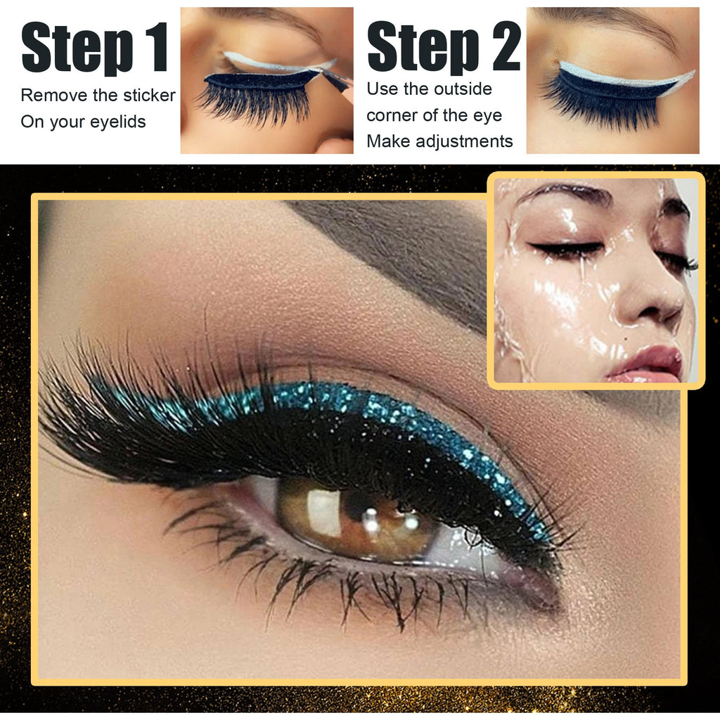 Glitter Eyeliner Sticker Patches