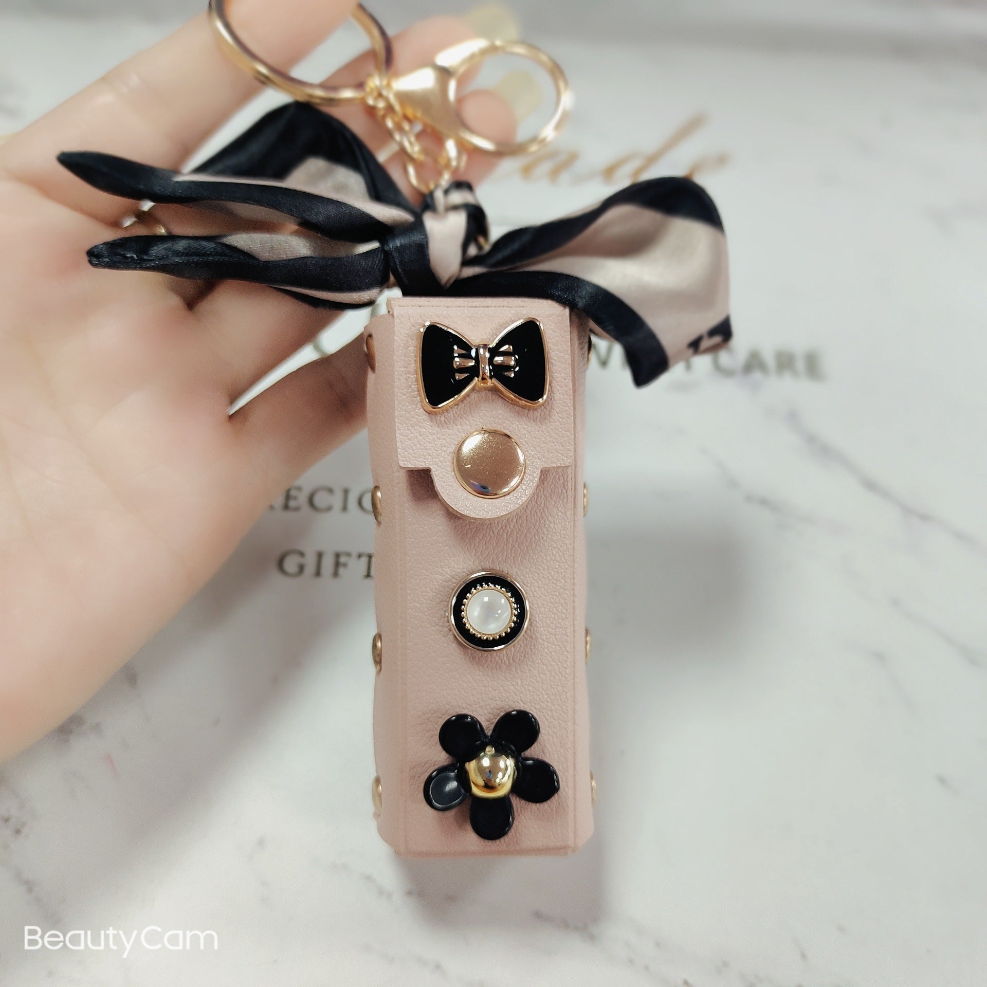 Korean Mini Lip Pouch Keychain