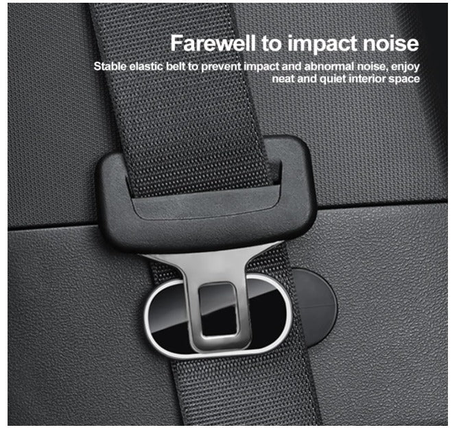 Car seatbelt buckle insert/stopper