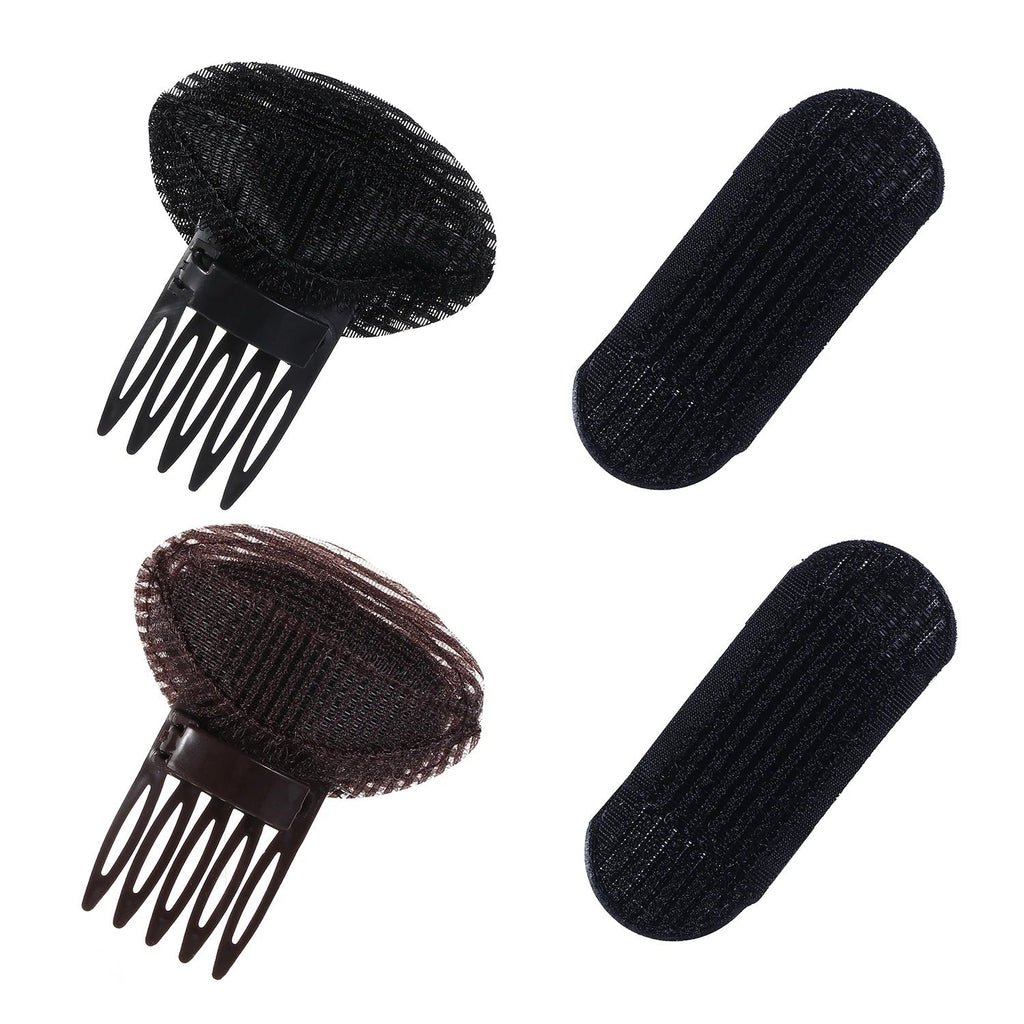 Invisible Fluffy Hair Clip ( Pack of 4 )