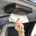 PU Leather Car Tissue Box Holder