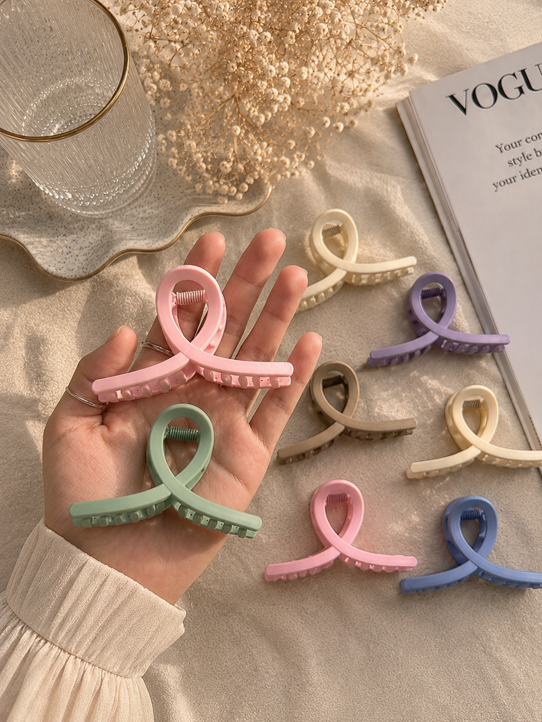 Elegant Infinity Hair Claw Clip