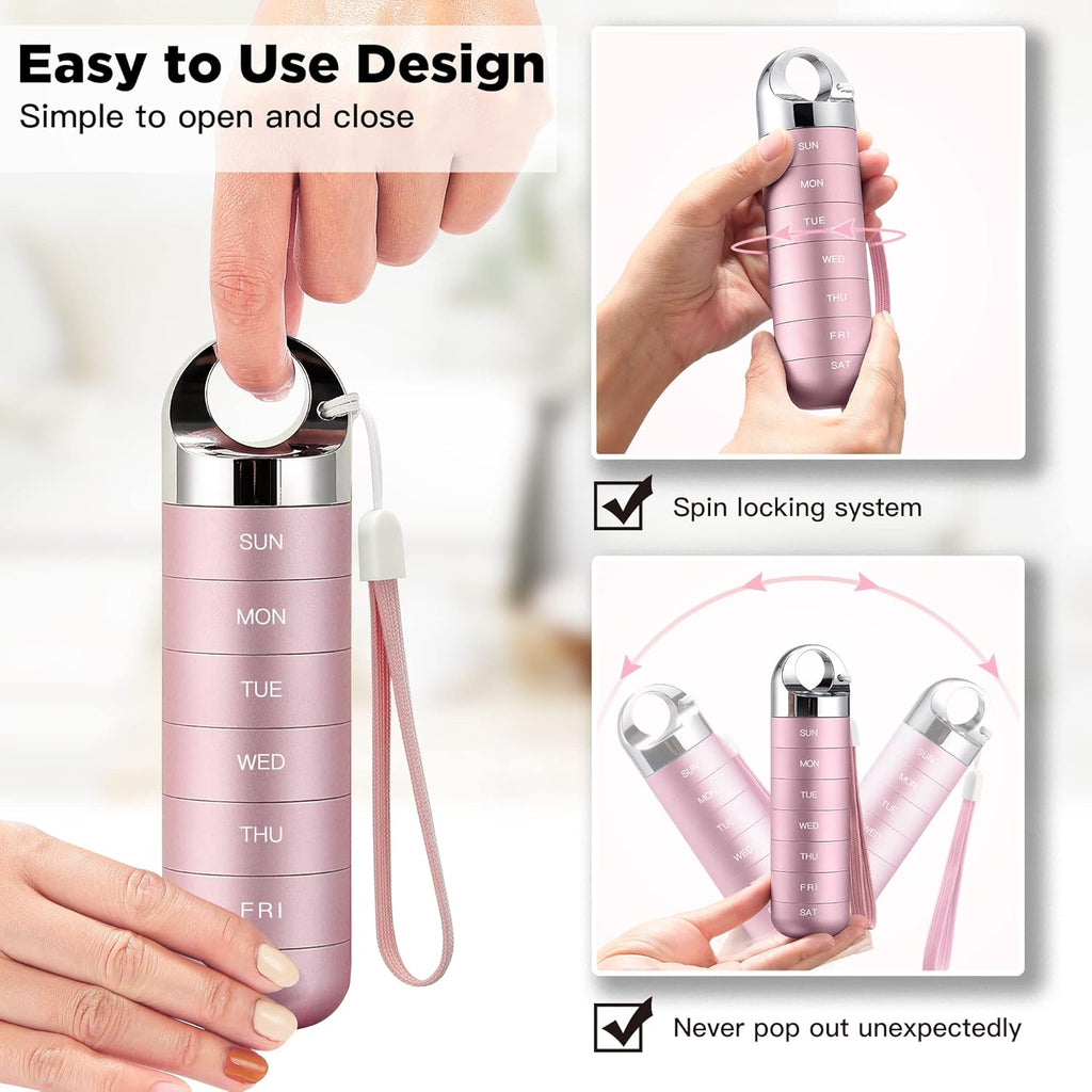 7-Day Pill Case Tablet Organizer