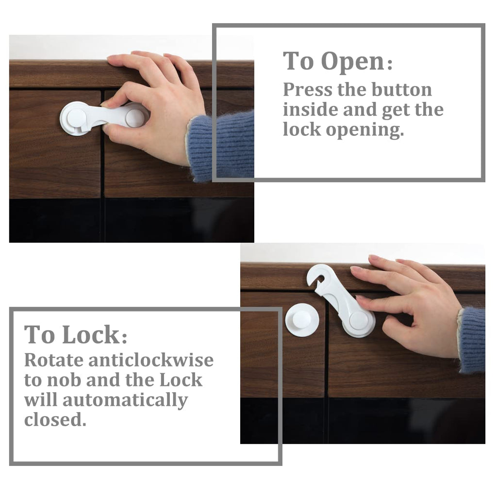 Child Safety Cabinet Strap Locks