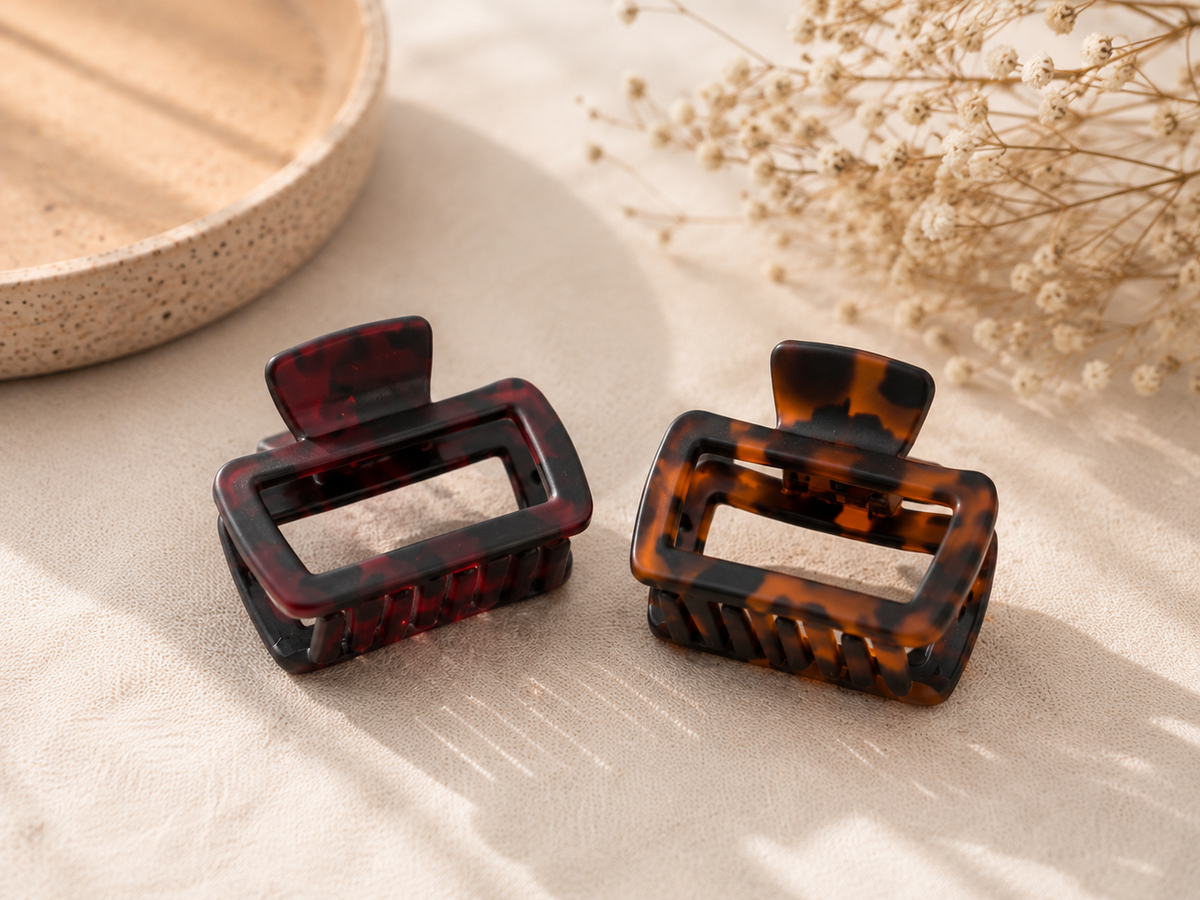 Matte Rectangle Claw Clip