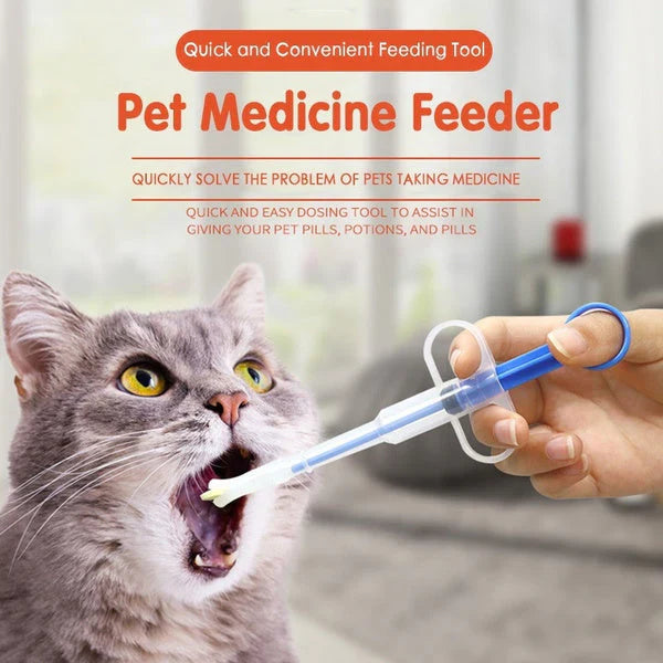 Pet Pill Dispenser And Liquid Medicine Feeder