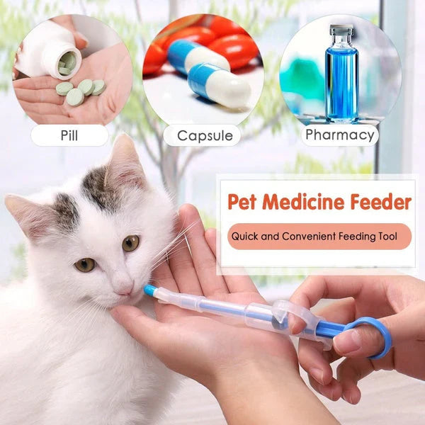 Pet Pill Dispenser And Liquid Medicine Feeder