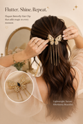 Butterfly Tassel Hair Clip