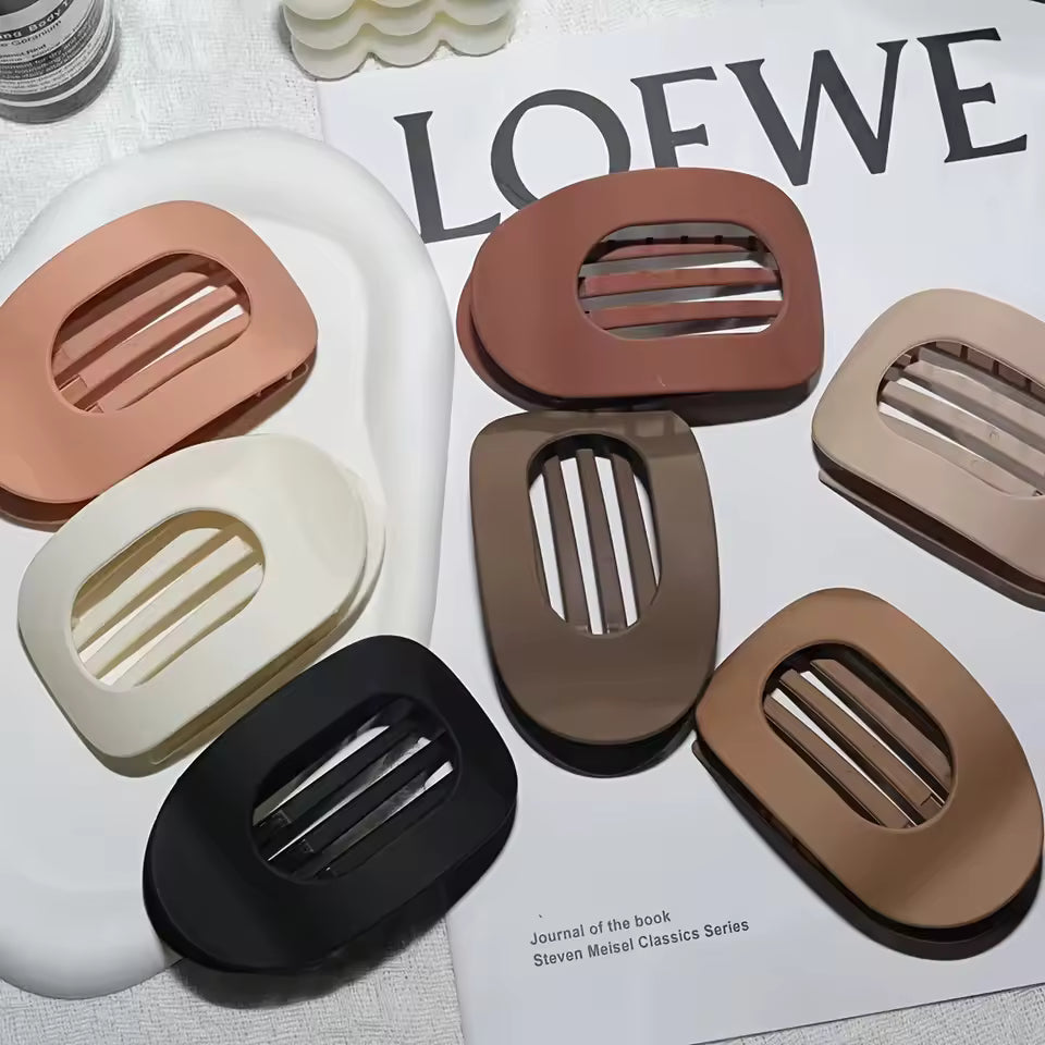 Large Matte Hair Clips – Secure Hold and Comfort (Random Colours)