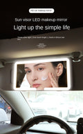 Adjustable LED Car Mirror