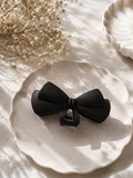 Classic Bow Matte Hair Claw Clip