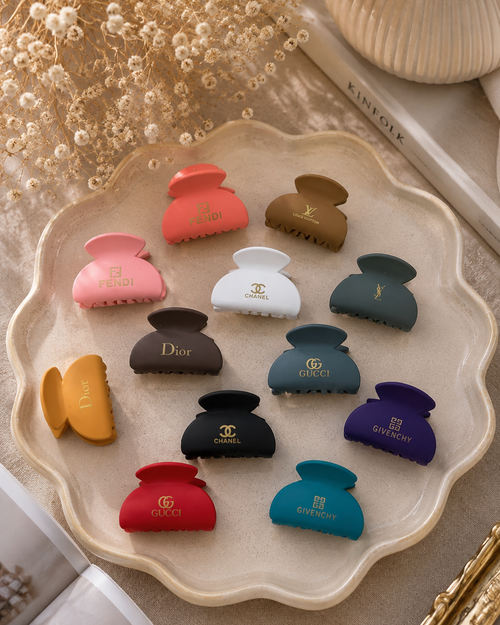 Designer Matte Hair Claw Clip