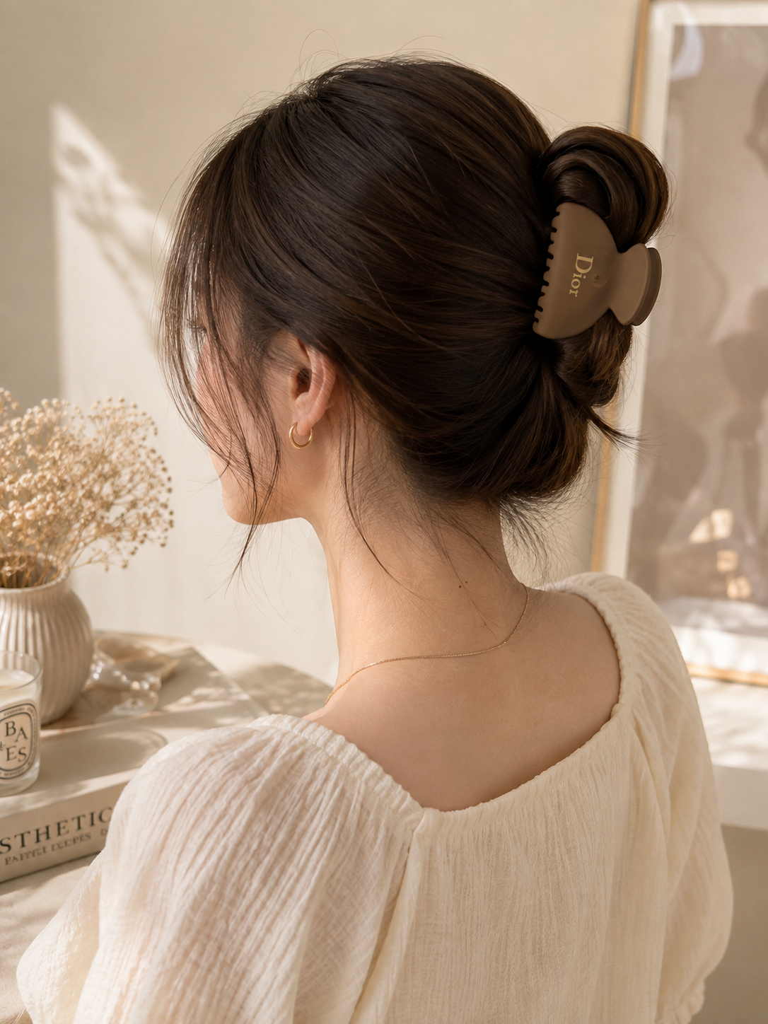 Designer Matte Hair Claw Clip