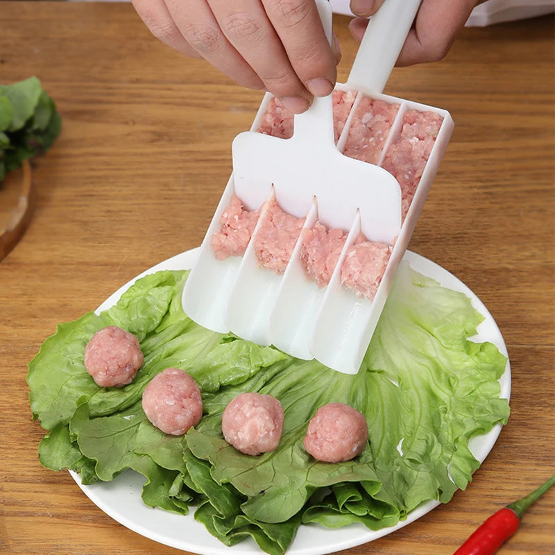 4-Tube Meatball Maker / Kofta Maker Tool