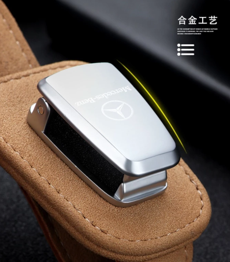 Multifunctional Leather Glasses Clip Case