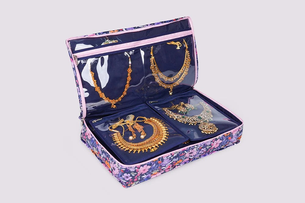 Multi-Pocket Jewelry Storage Organizer