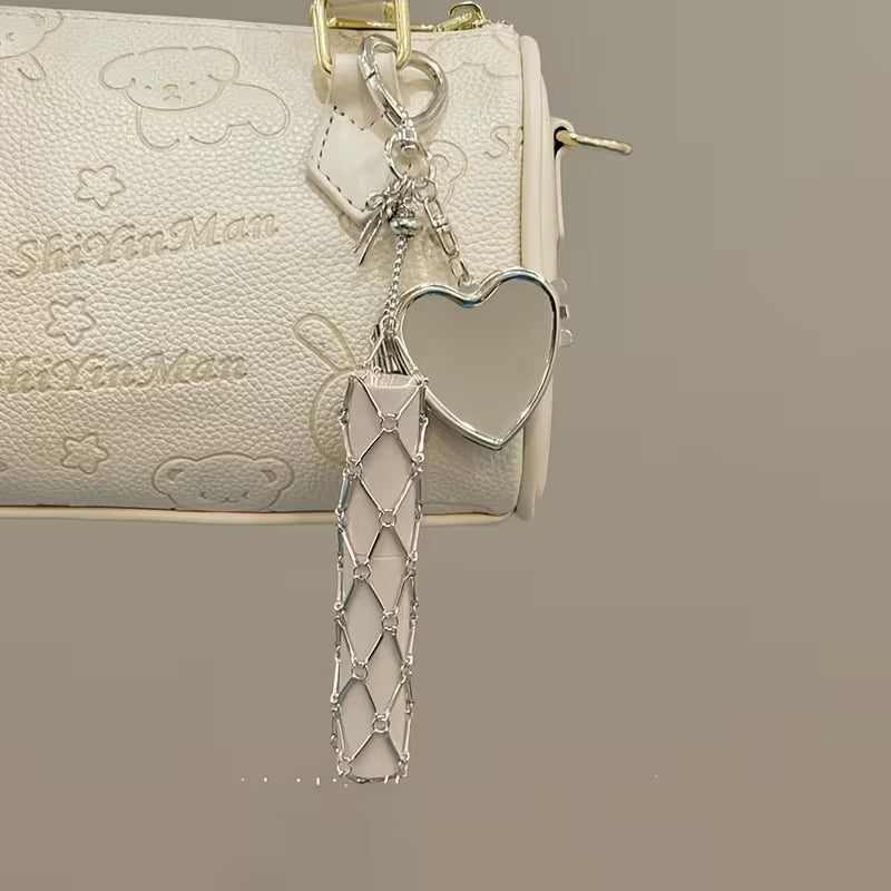 Lipstick Holder Charm Keychain