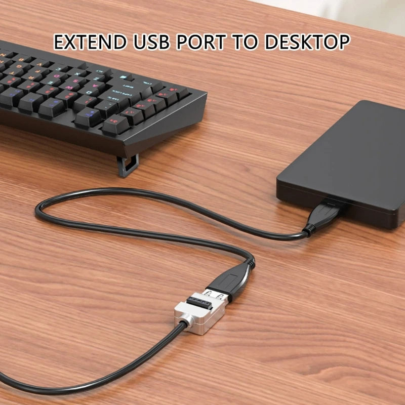 USB Solderless Connector Metal Case