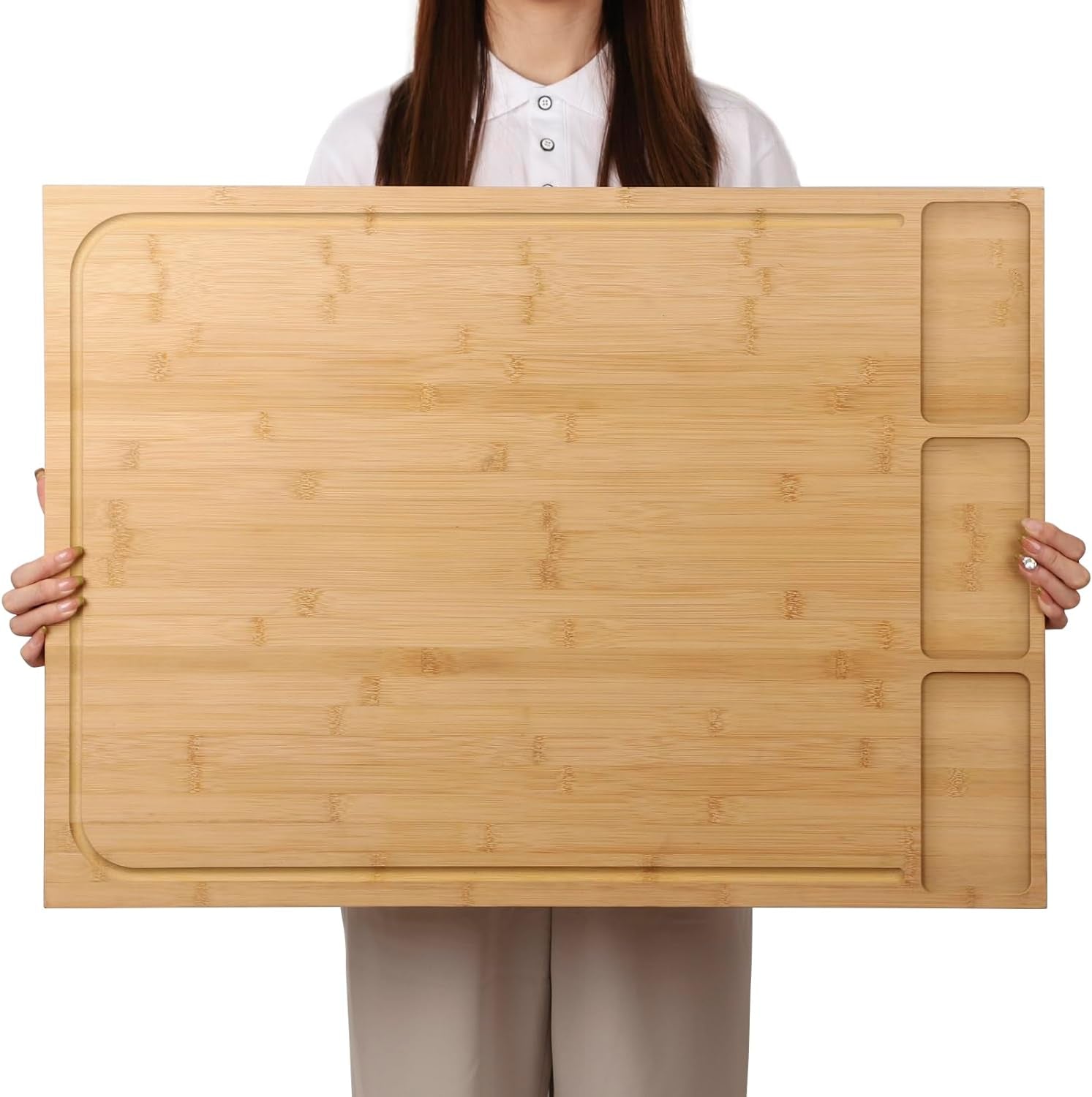 Pure Wooden Chopping Board And Stovetop Cover