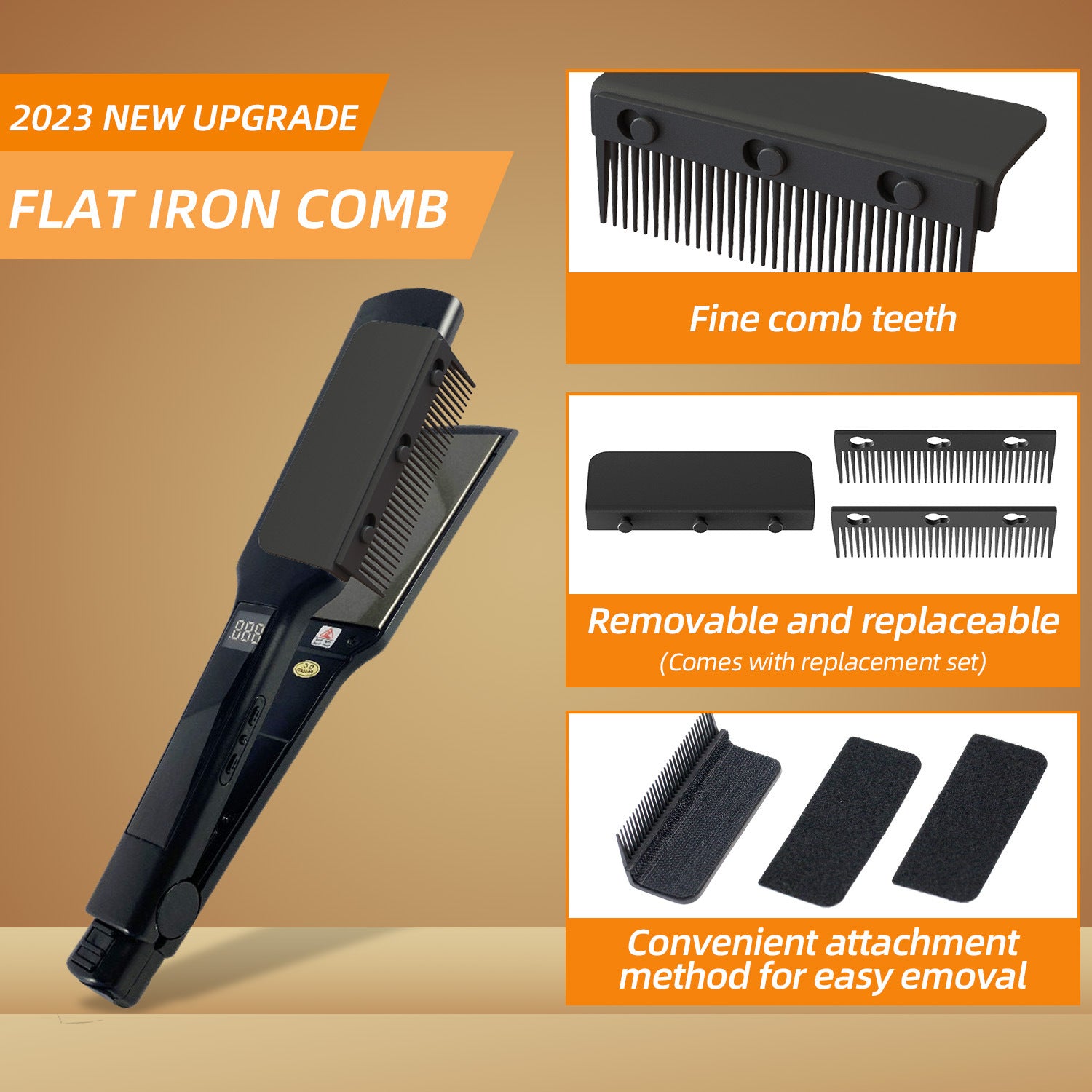 Removable Straight Hair Comb