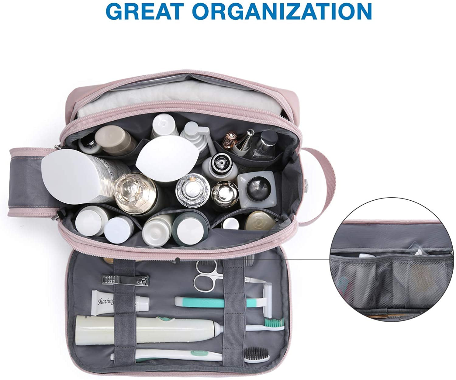 Waterproof Lightweight Makeup Cosmetic Travel Bag