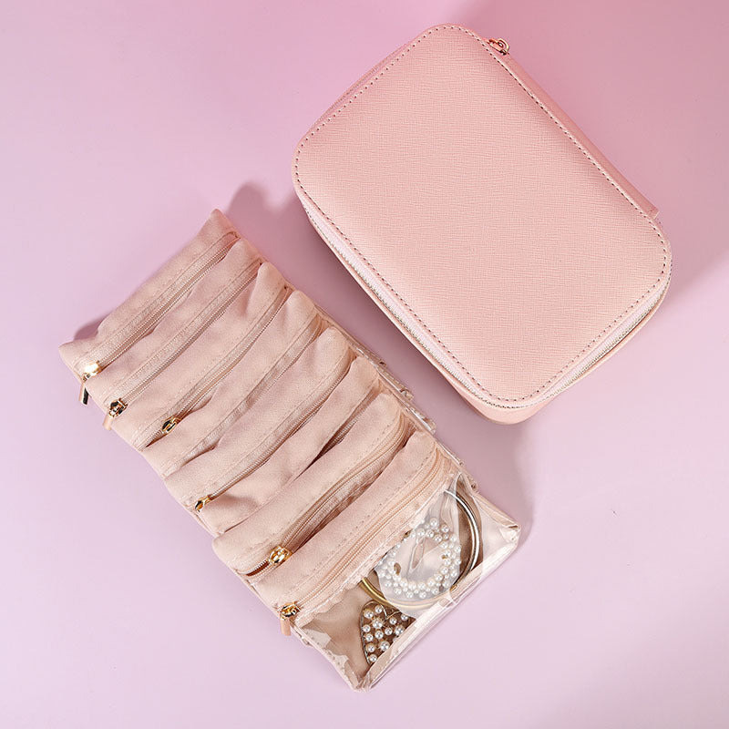 Zipper Travel Jewelry Box