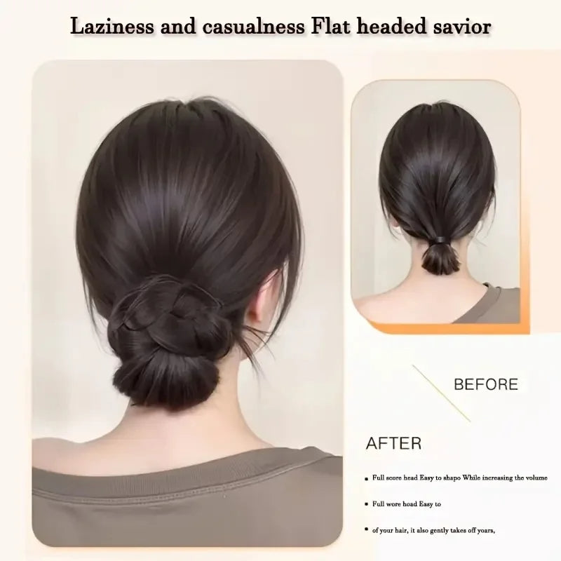 Chic Synthetic Hair Bun Clip