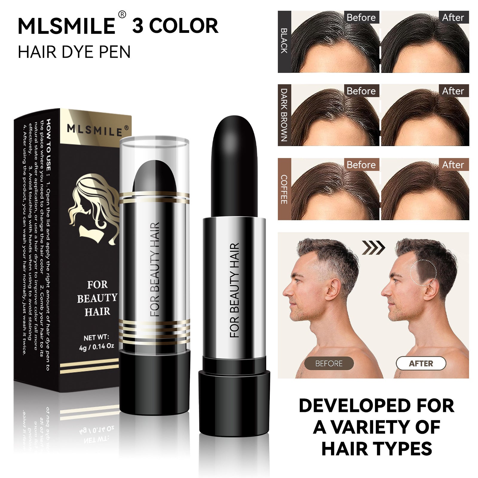 Root Cover Hair Chalk