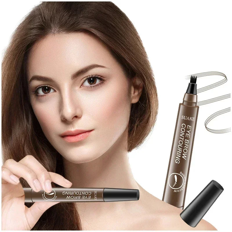 4 Tip Waterproof Eyebrow Pen