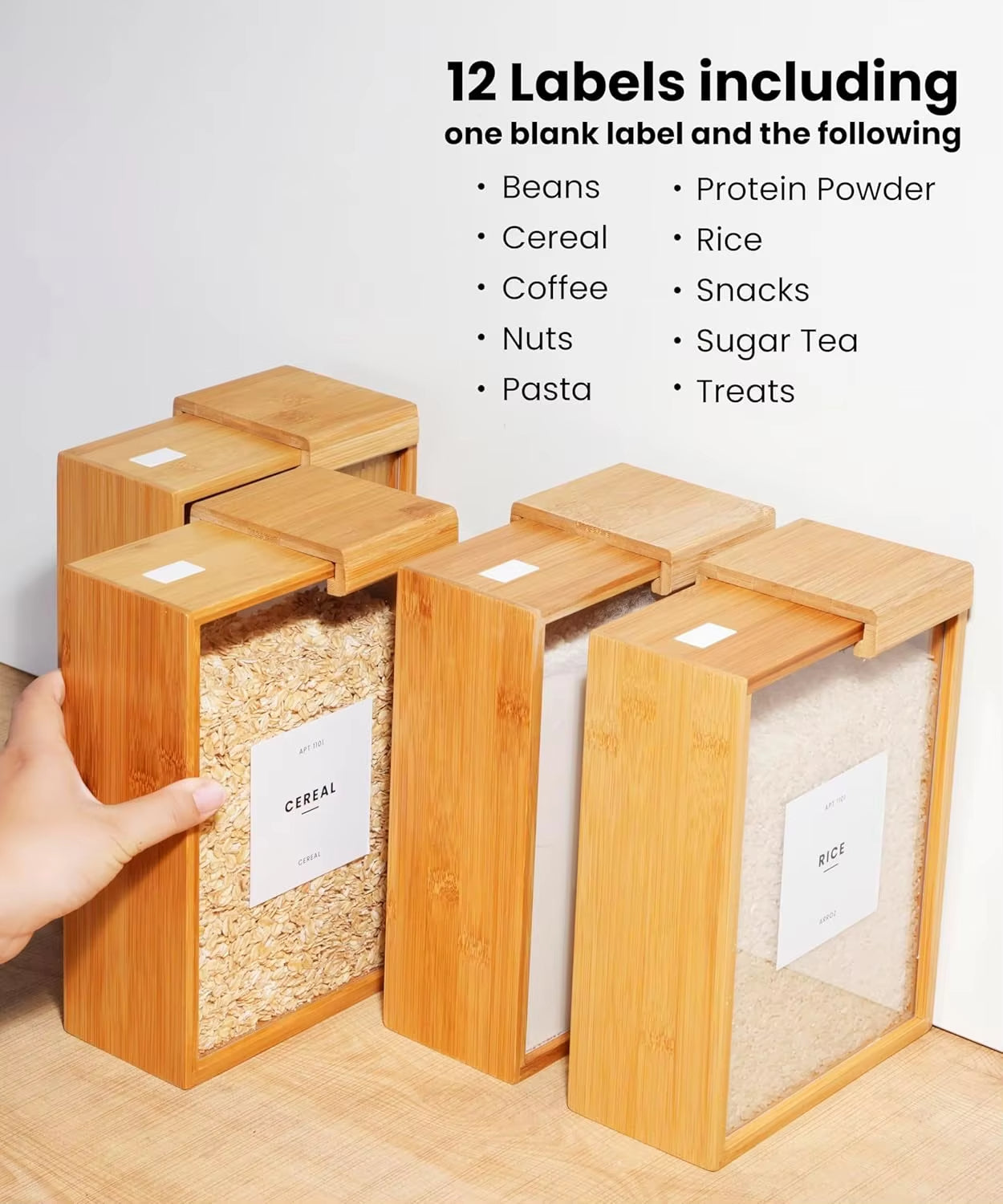 Premium wooden Grain Dispenser