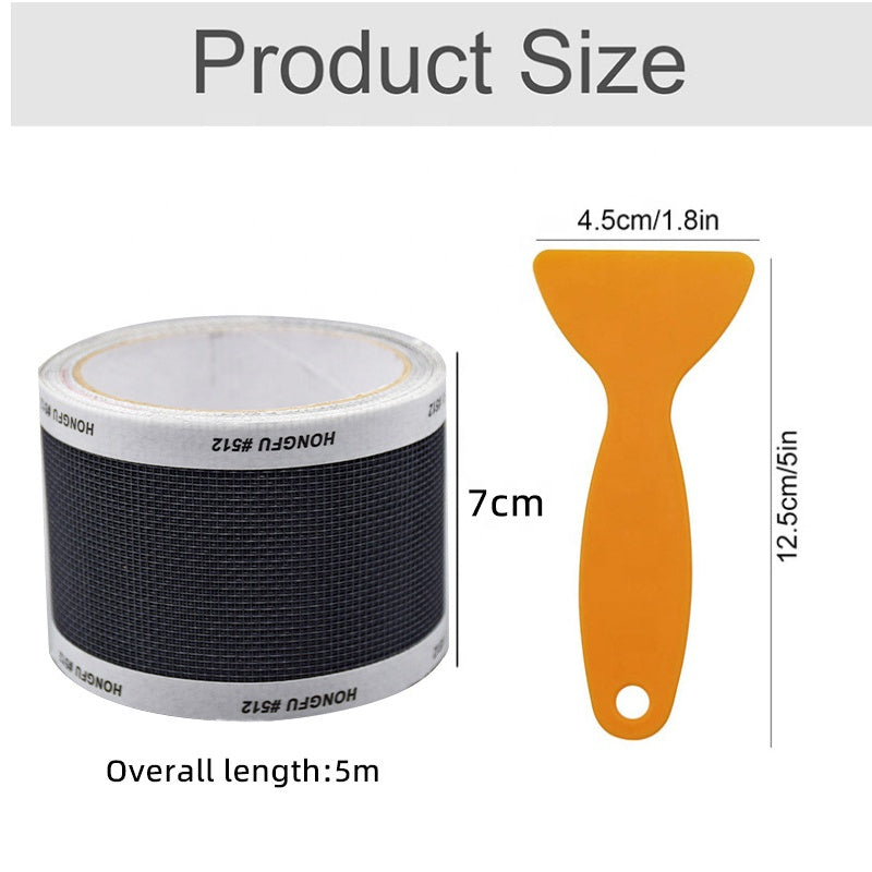 Disposable Shower Drain Hair Catcher Mesh Sticker Roll