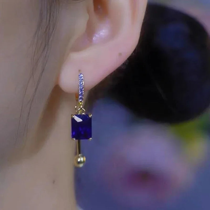 Crystal Pendant Earrings