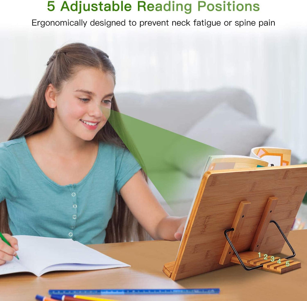 Portable Wooden Reading Book Holder