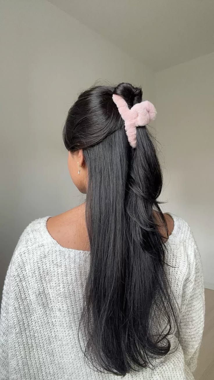 Fuzzy Luxe Hair Claw Clip
