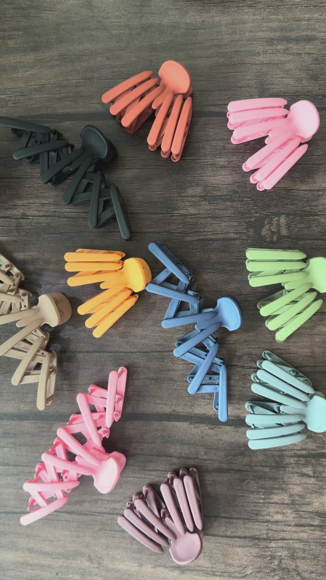 Extendable Matte Hair Clips